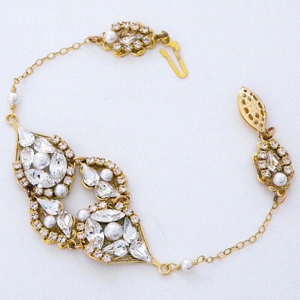 Sara Gabriel Gold Bracelet with Silver Accents